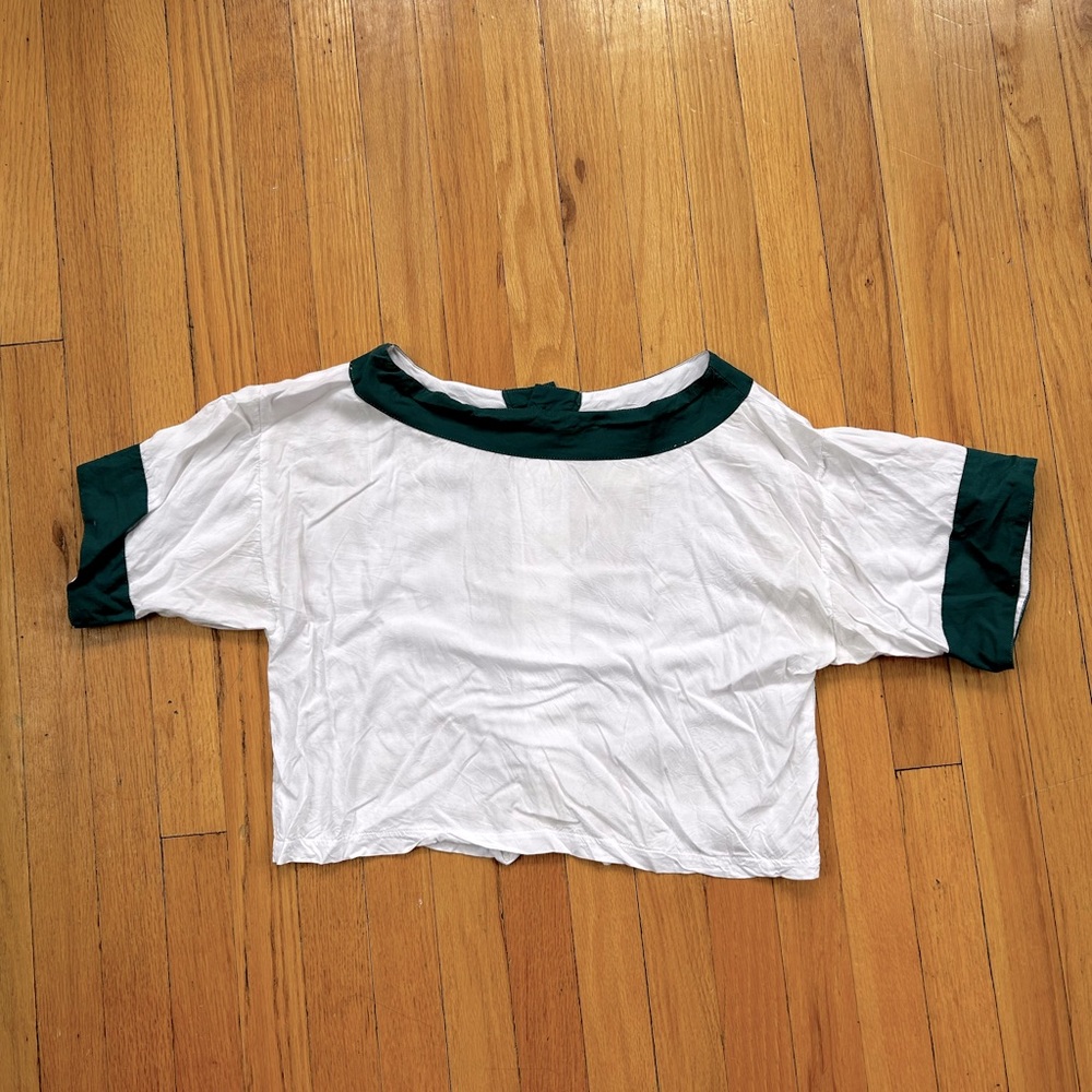 Handmade South African Button Back Crop top